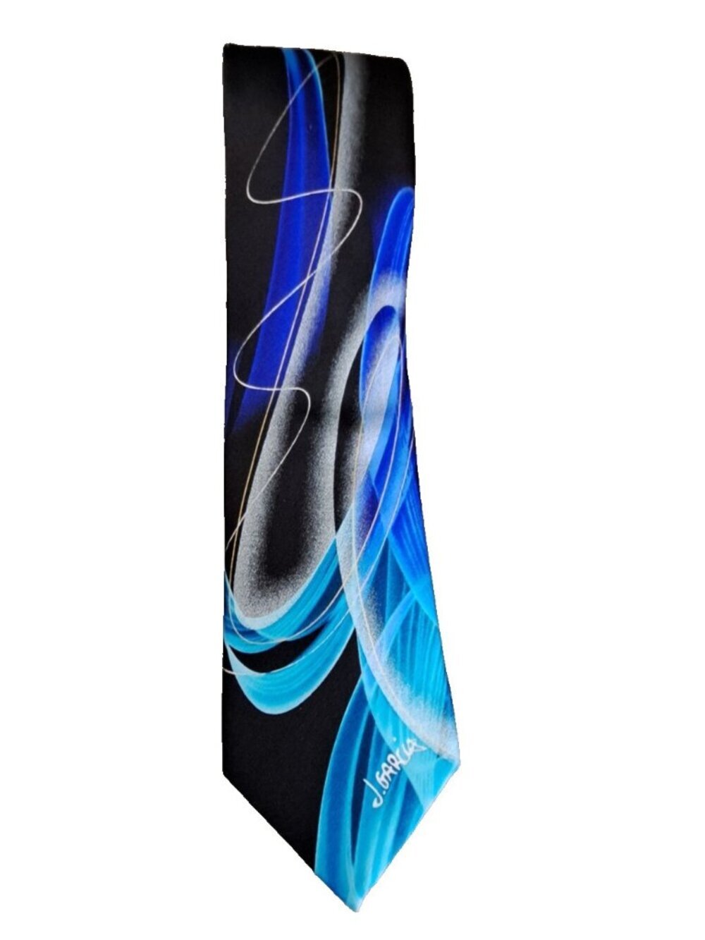 J. Garcia Lust Collector's Edition Multicolor Silk Tie Classic Width  XL Length